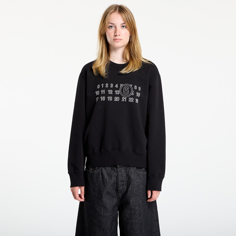 Mikina MM6 Rtw Avp Sweatshirt Black S 107979183