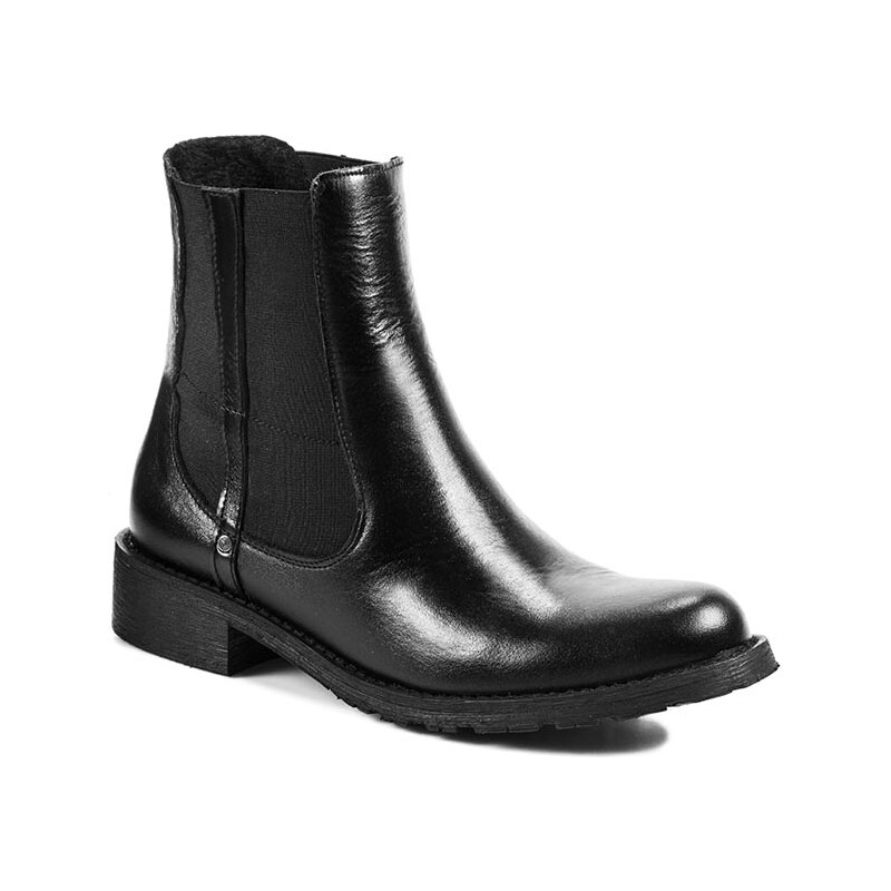 Kotníková obuv s elastickým prvkem ESPERANSA - 1166 Černá