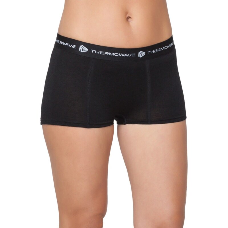 Dámské funkční boxerky MERINO LIFE Thermowave černá 115002227