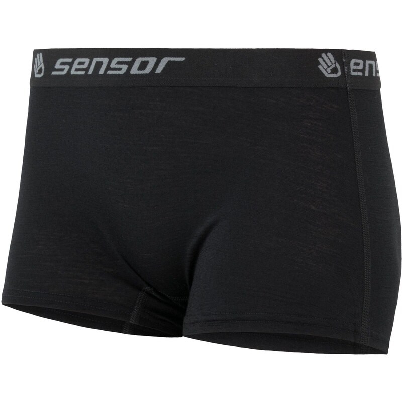 Dámské funkční kalhotky s nohavičkou Sensor Merino Active černá 107975441