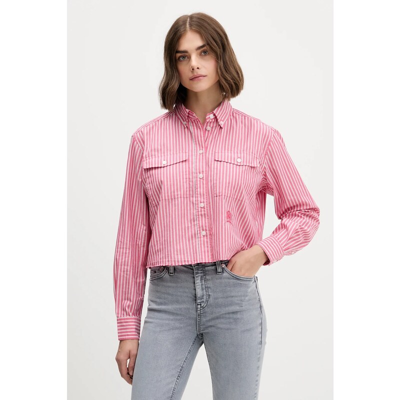 Bavlněná košile Tommy Jeans 107976052