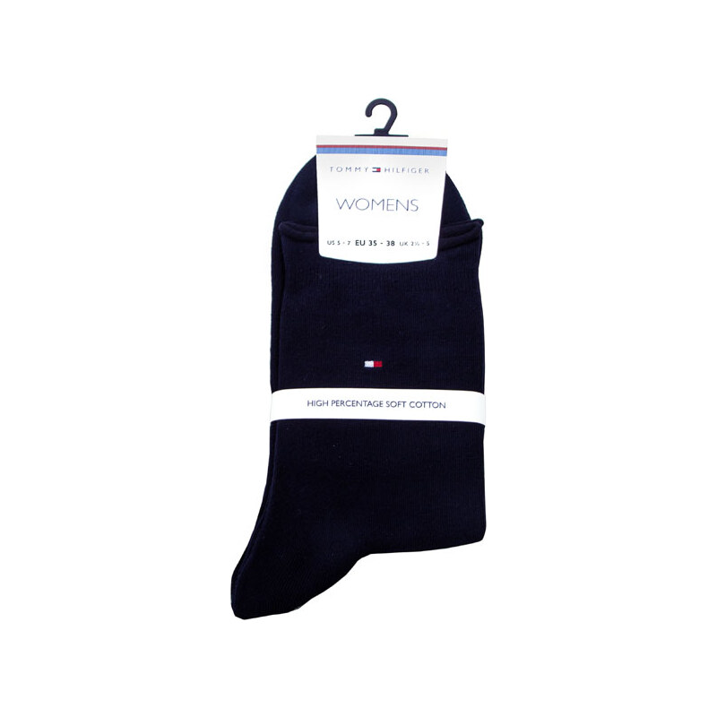 Dámské klasické ponožky TOMMY HILFIGER - 443029001 200 Black