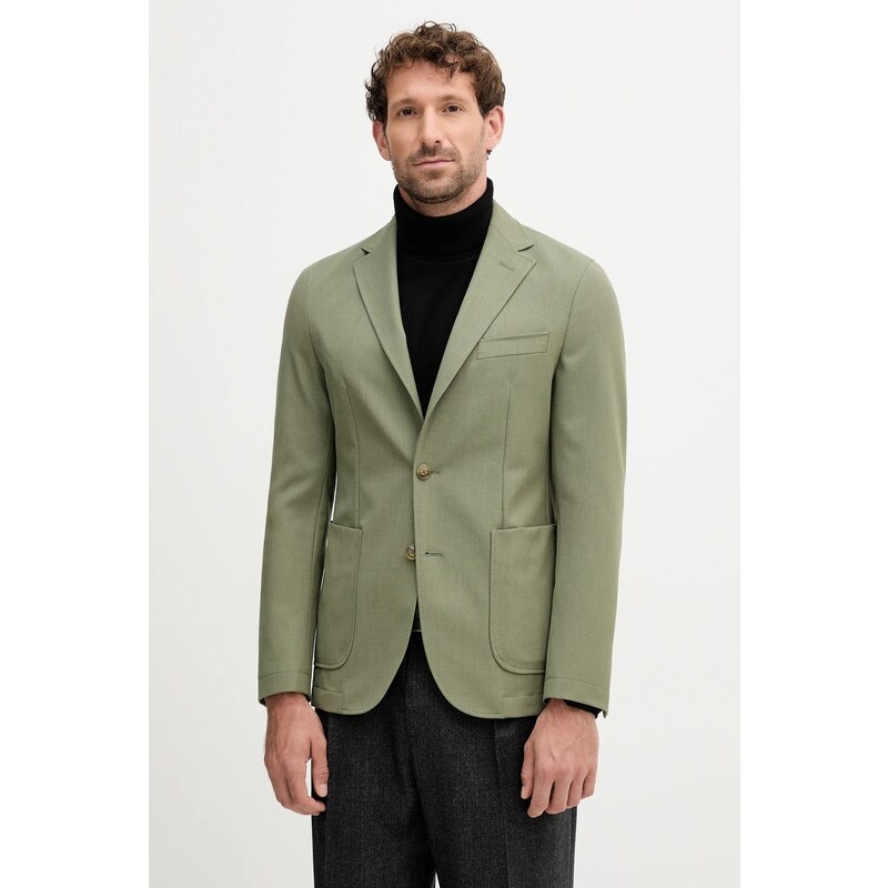 BOSS Blazer s příměsí vlny BOSS P-Hanry-WG-253