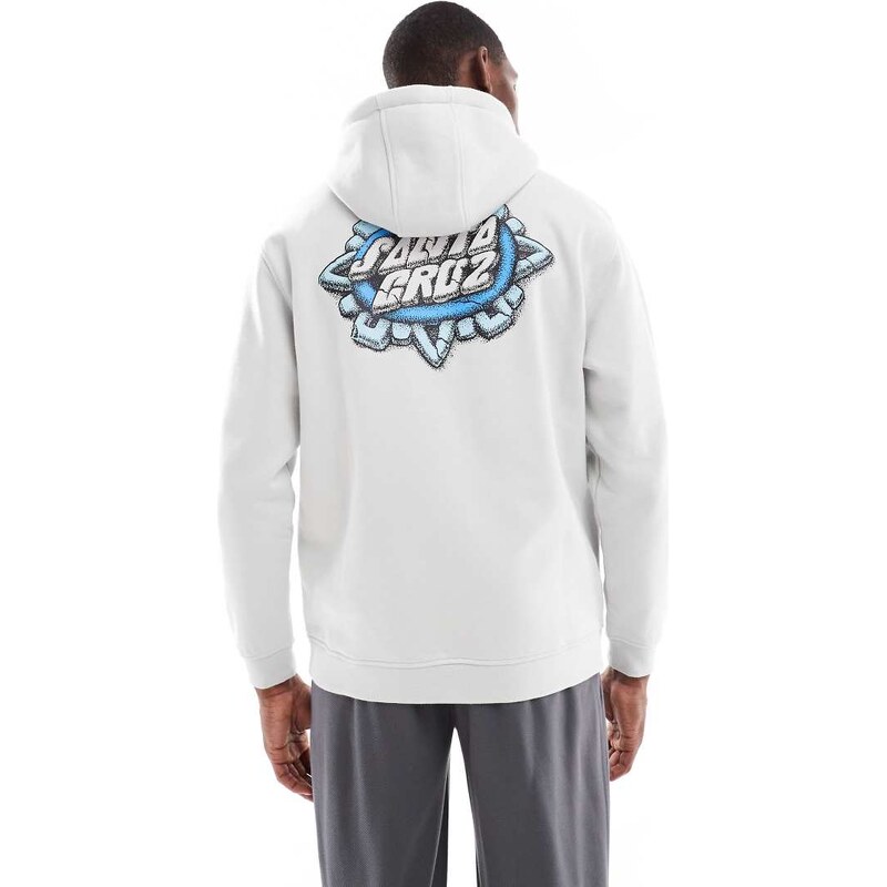 Santa Cruz regular fit graphic logo hoodie with back print in
