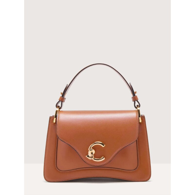 Coccinelle C‑Me Calf kabelka Small – cognac