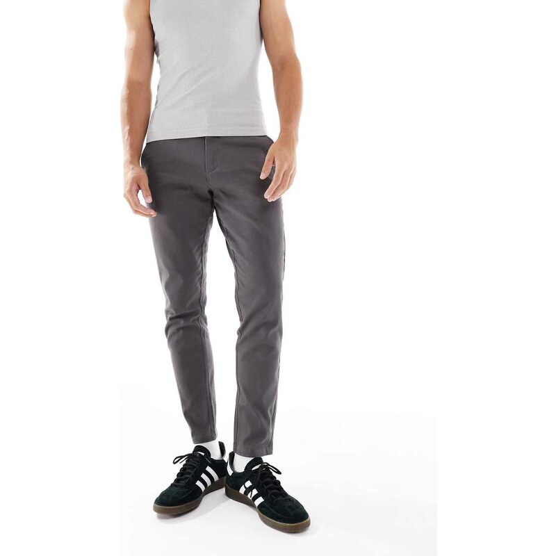 JJ Rebel slim chino in grey