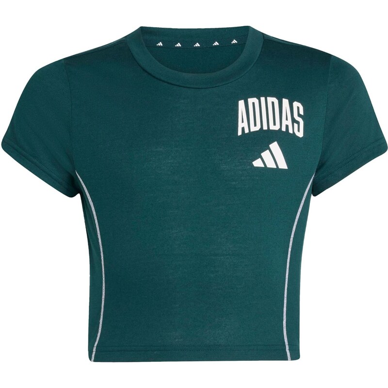 ADIDAS SPORTSWEAR Funkční tričko smaragdová / bílá