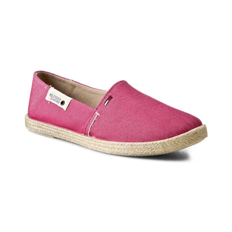 Espadrilky TOMMY HILFIGER - DENIM - Sari 1D EN56818731 Cerise 611