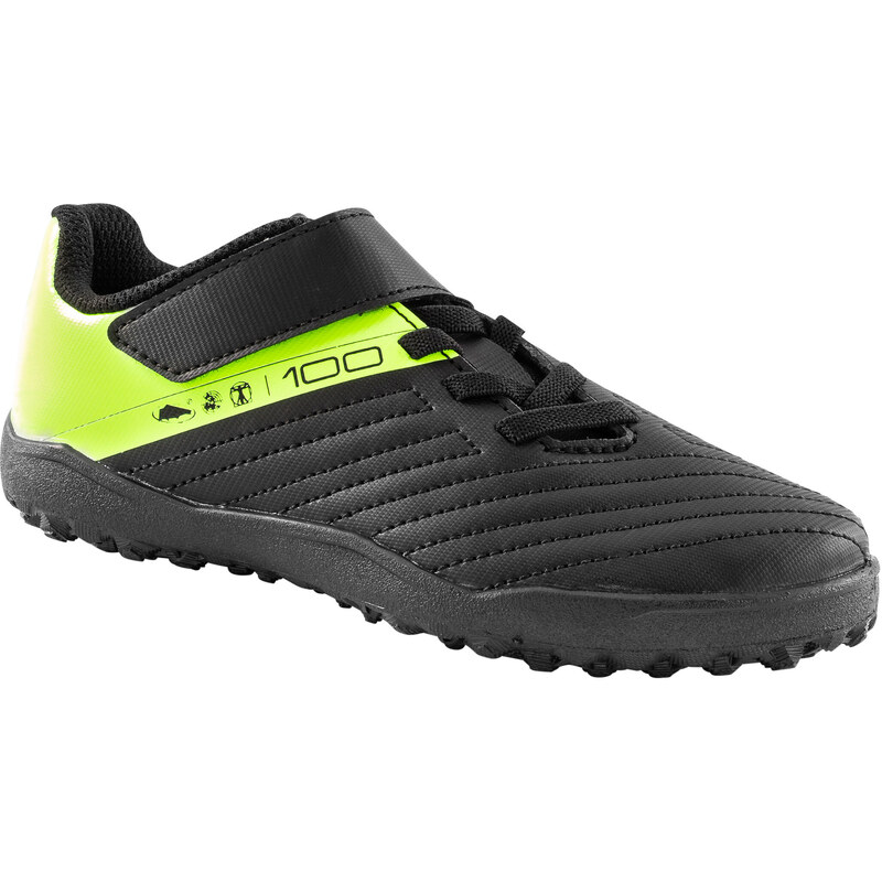 KIPSTA Dětské kopačky na suchý zip 100 Easy Turf TF 105048788