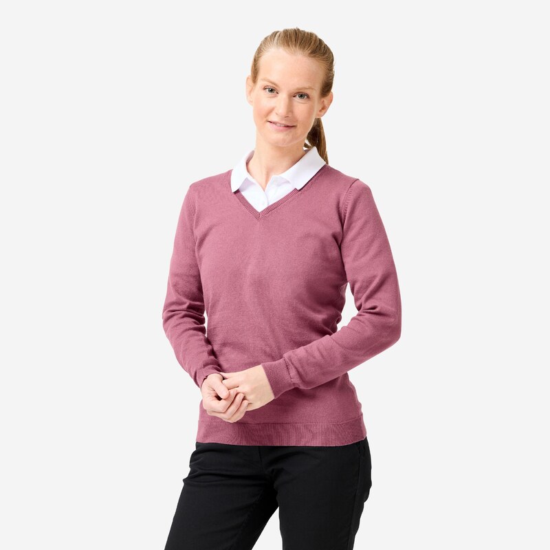 INESIS Dámský golfový bavlněný svetr MW100 107982403