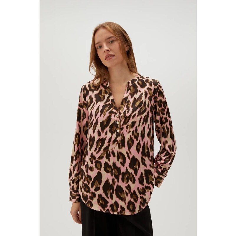 Marisse Womens Shirt L-Ko-4603 Pink