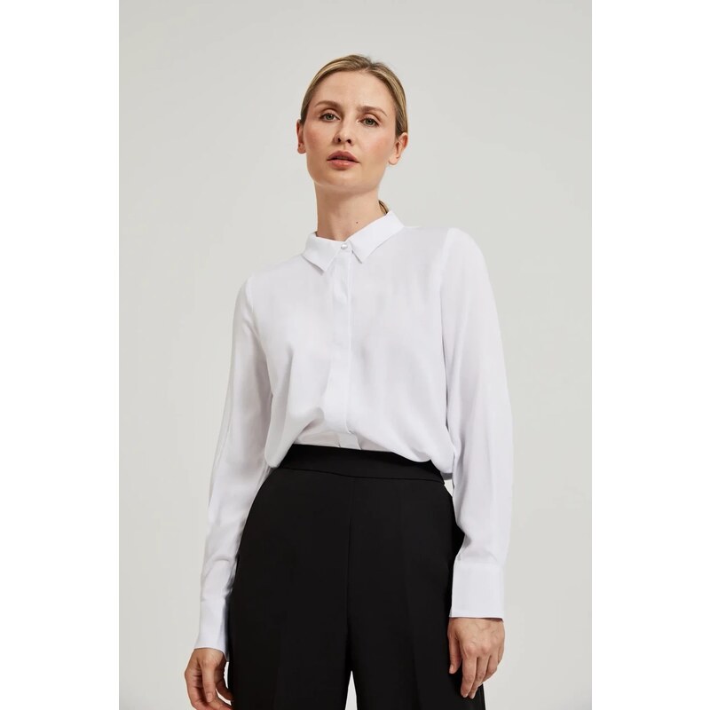 Marisse Womens Shirt Z-Ko-4502 White