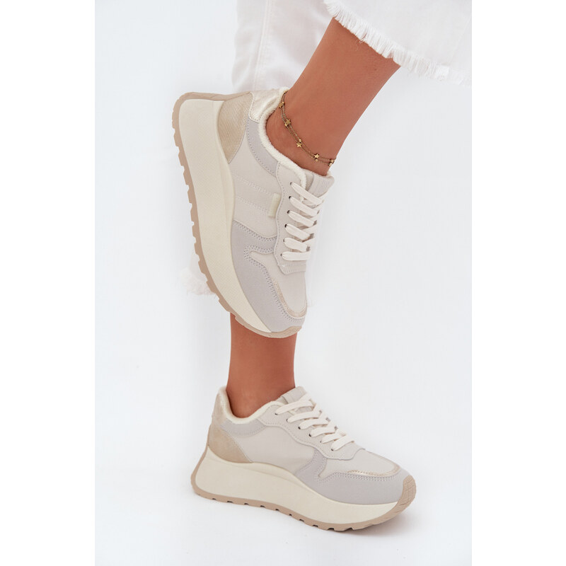 BIG STAR SHOES Zateplené dámské sneakersy na platformě Big Star