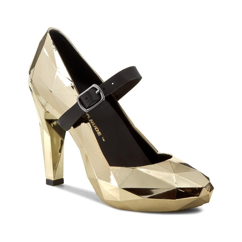 Polobotky UNITED NUDE - Lo Res Pump 100292221 Gold Chrome