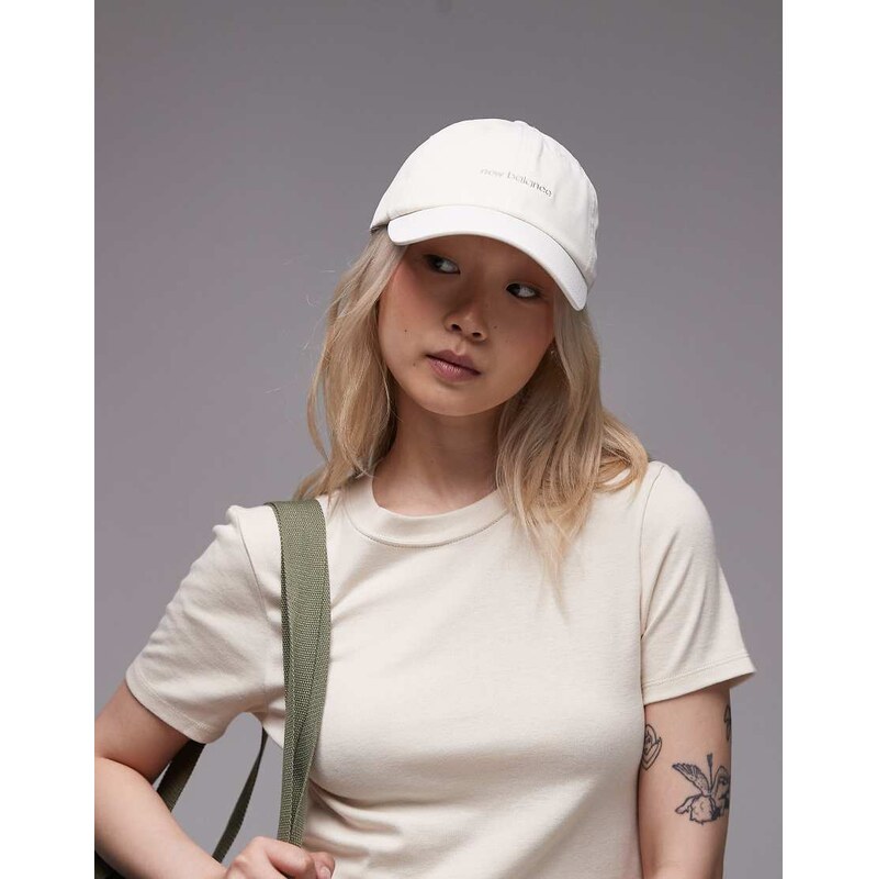 New Balance linear cap in off white
