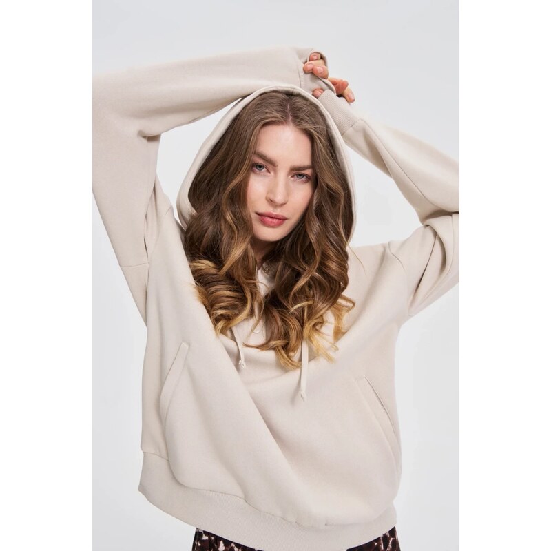 Marisse Beige Hoodie