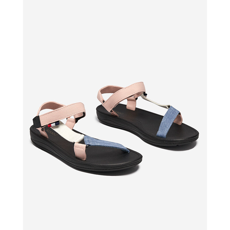 Resti Womens fabric sandals in pink Ojo 107994394