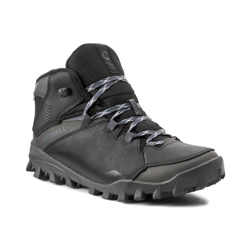 Trekingová obuv MERRELL - Fraxion Thermo 6 Waterproof J32509 Black