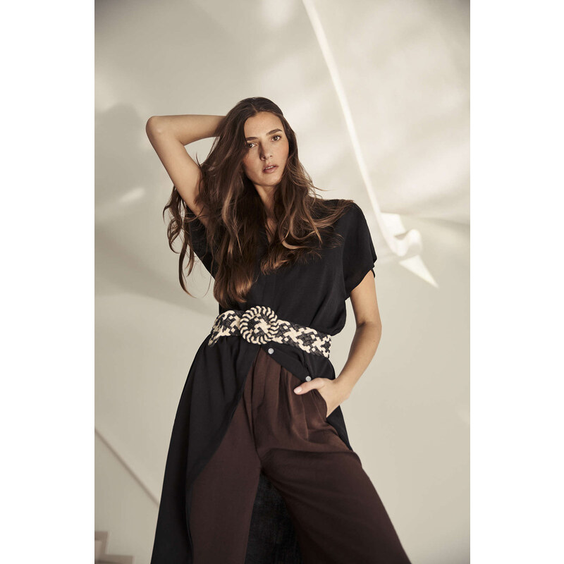 Marisse Strap L-Pa-4002 Black_White