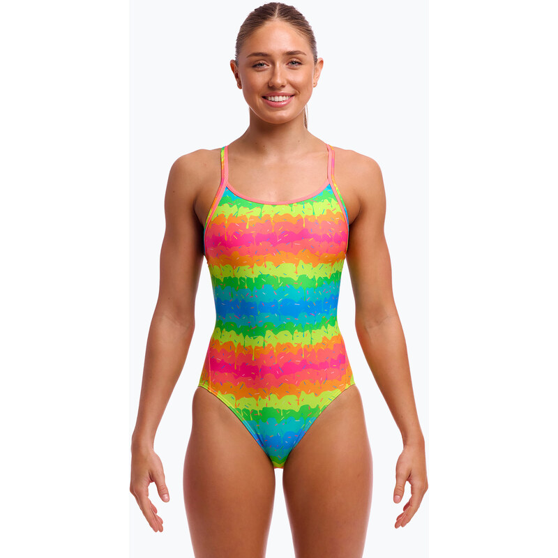 Dámské jednodílné plavky Funkita Diamond Back One Piece melting