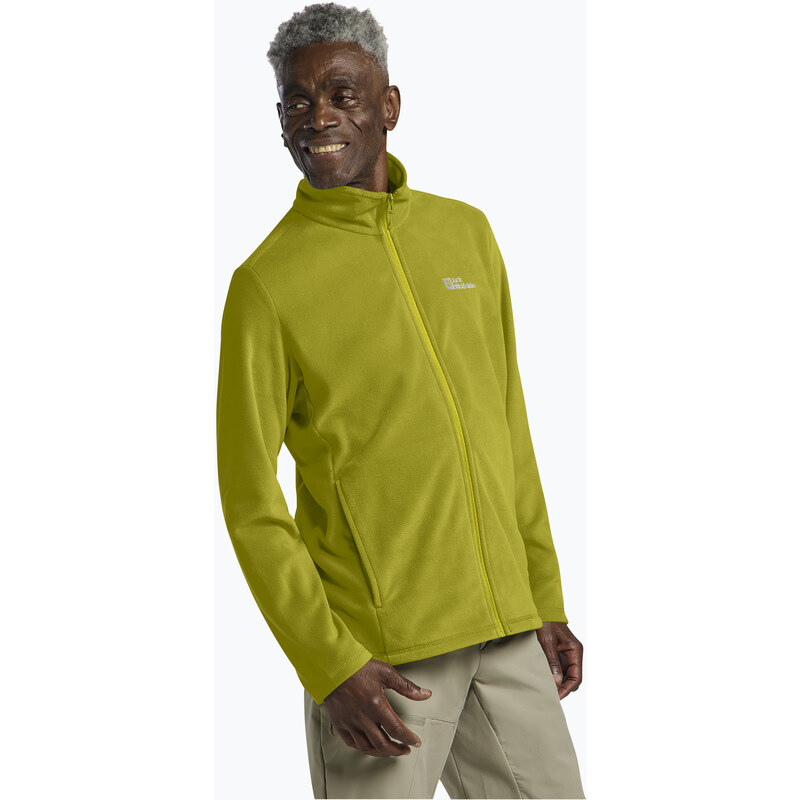 Pánská fleecová mikina Jack Wolfskin Taunus Fz chartreuse