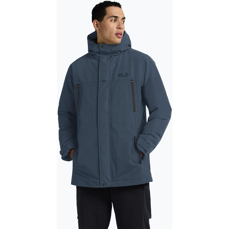Pánská zateplená bunda Jack Wolfskin Glacier Shield aluminium