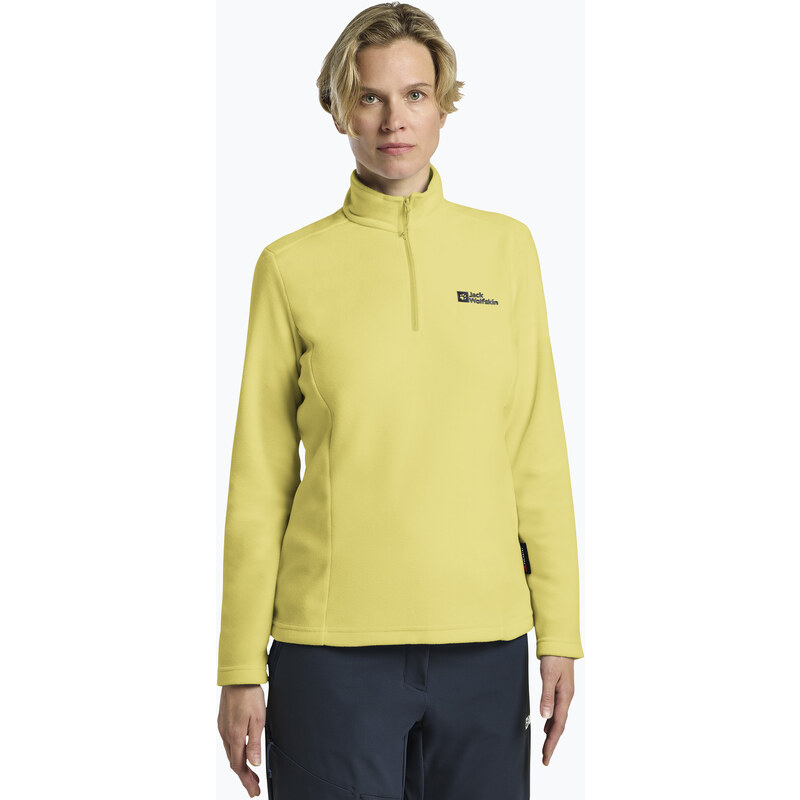 Dámská trekkingová mikina Jack Wolfskin Taunus Hz lemon ice