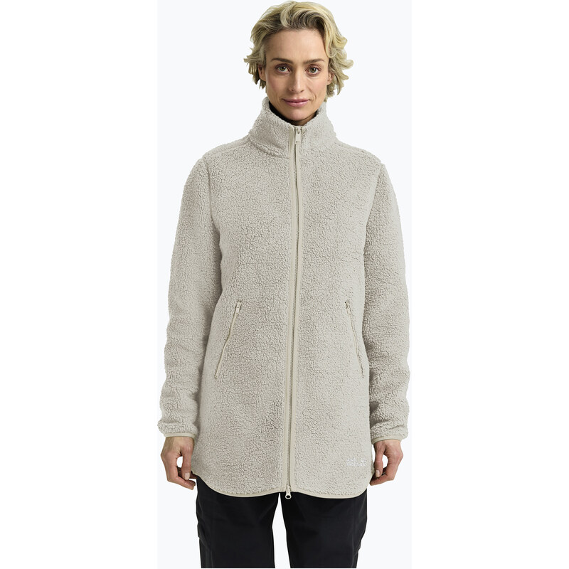 Dámská trekingová bunda Jack Wolfskin High Curl Coat pale sand