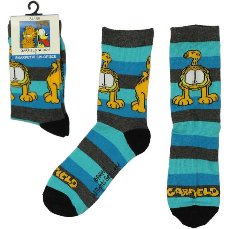 E plus M Chlapecké ponožky Garfield - barevné