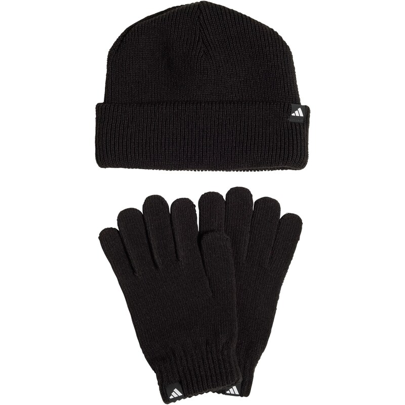 ADIDAS PERFORMANCE Sportovní čepice Glove + Beanie černá