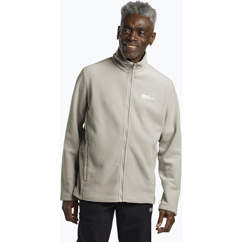 Pánská fleecová mikina Jack Wolfskin Winterstein Fz pale sand