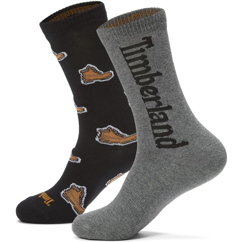 TIMBERLAND Ponožky pueblo / tmavě šedá / černá / bílá 108096681