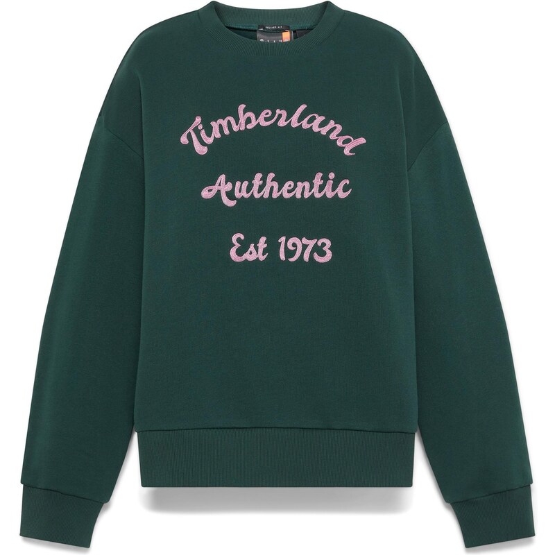 TIMBERLAND Mikina tmavě zelená / světle růžová 108096695