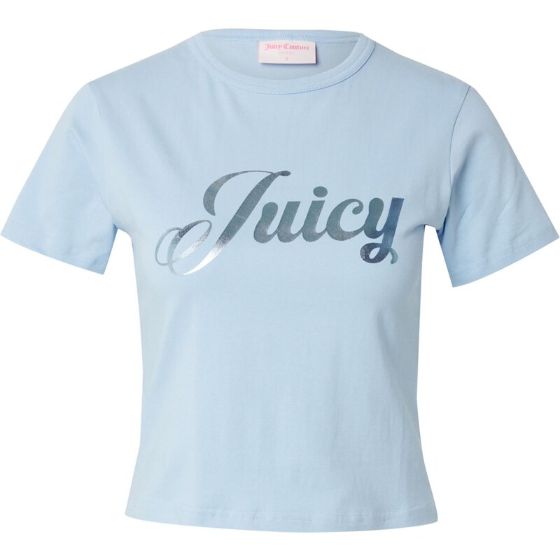 Juicy Couture Tričko světlemodrá / stříbrná