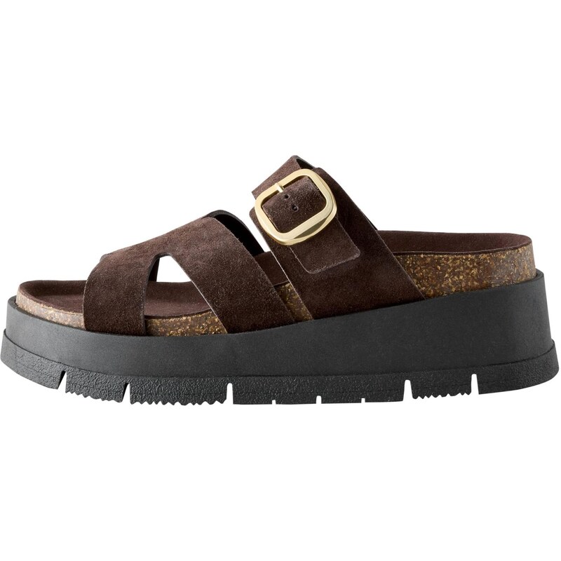Next Pantofle Forever Comfort čokoládová 108770925