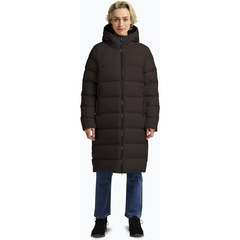 Dámský péřový kabát Jack Wolfskin Frozen Palace peat