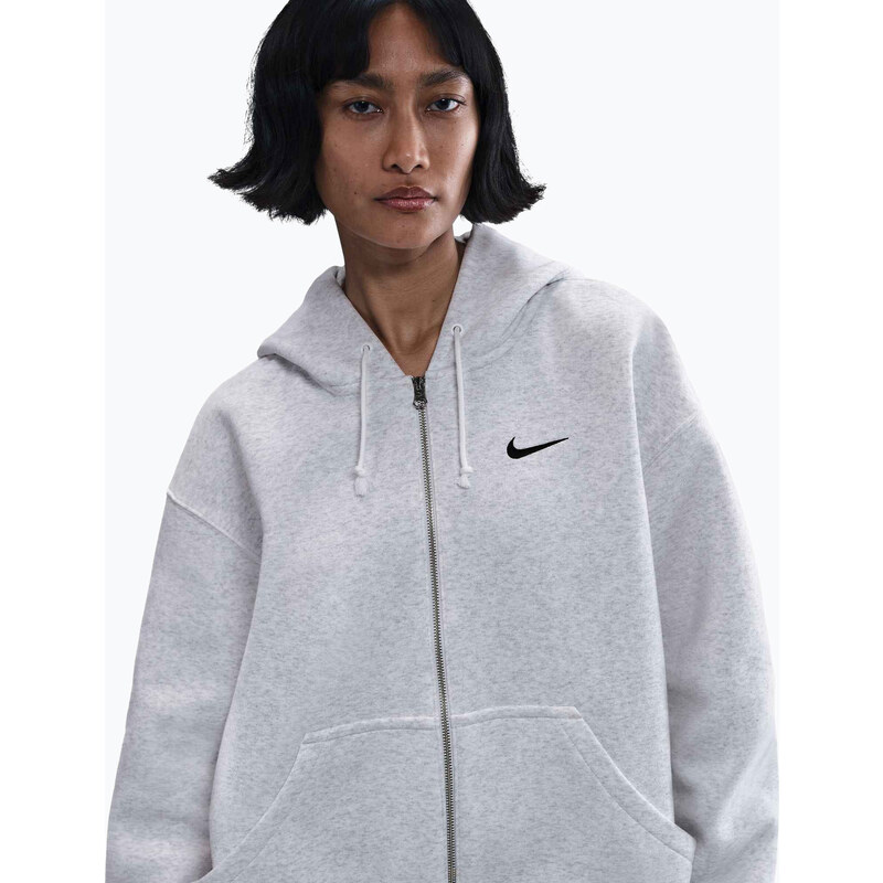 Dámská mikina Nike Sportswear Phoenix Fleece birch heather/black