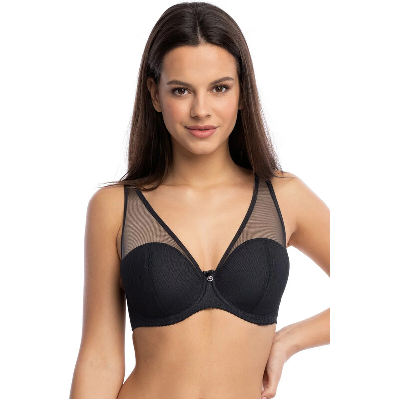 Polovyztužená dámská podprsenka semi soft BS 1124 Hera černá - Gaia 84730898