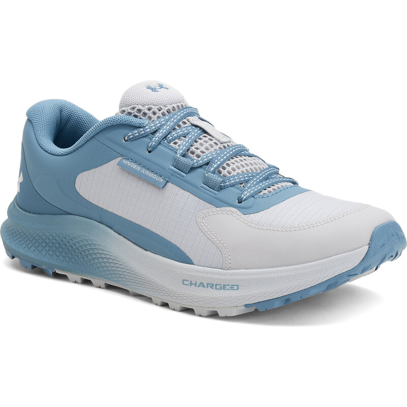 Dámské běžecké boty Under Armour Charged Bandit Trail 3 halo gray/blue smoke/nimbus blue