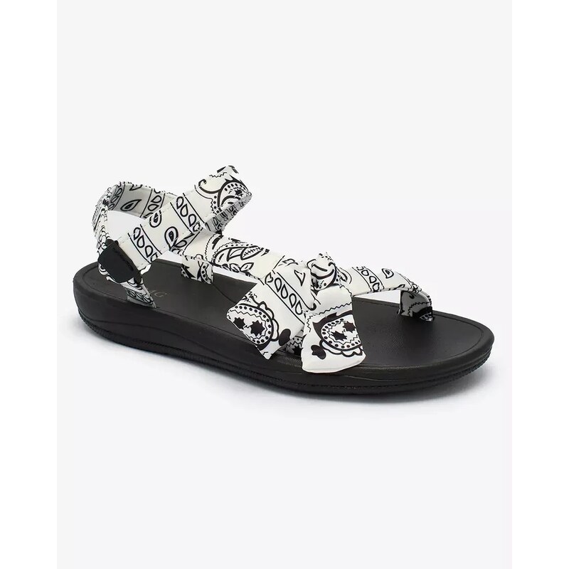 Resti White womens sandals with bow Oyall 108016110
