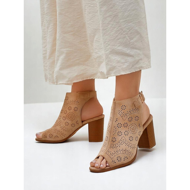 Resti Women’s cut-out block-heel sandals Abetle
