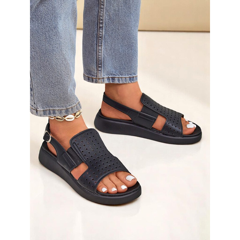 Resti Womens BreezyStep Thick Sole Sandals