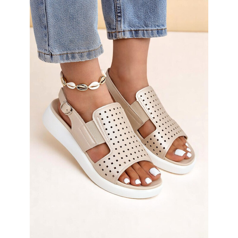 Resti Womens BreezyStep Thick Sole Sandals