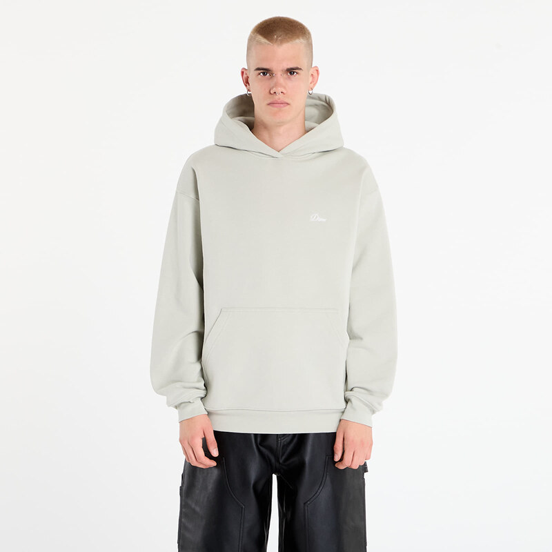 Mikina DIME Cursive Small Logo Hoodie UNISEX Charcoal Moss S