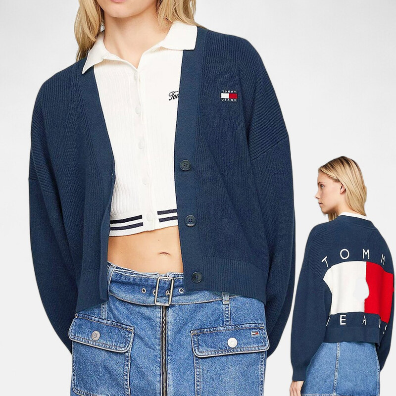 Dámský modrý svetr Tommy Hilfiger 56313 114776285