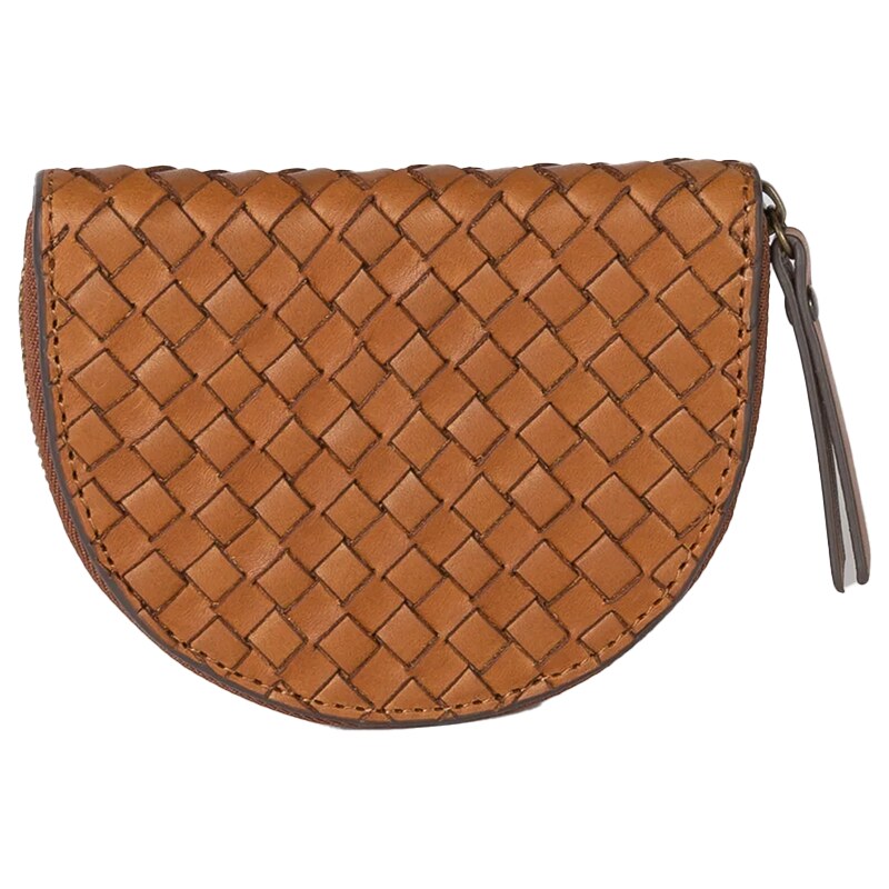 O my bag Peněženka Laura Coin Cognac Woven