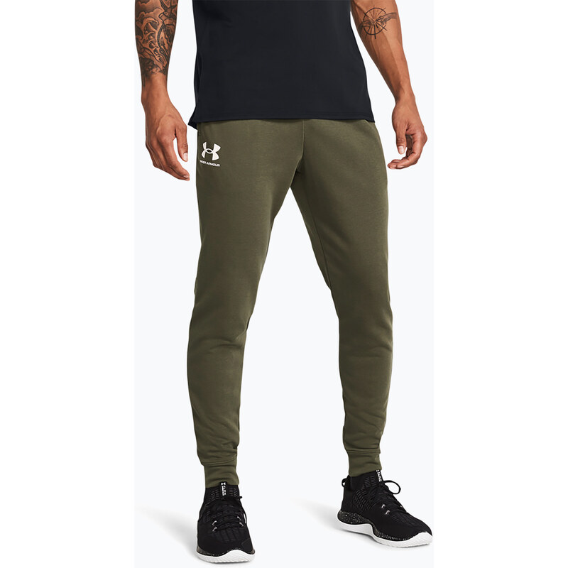 Pánské kalhoty Under Armour Rival Terry Jogger marine od green