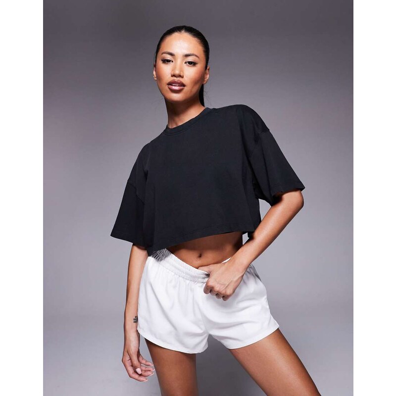 4505 Icon heavyweight cotton cropped t-shirt with quick dry