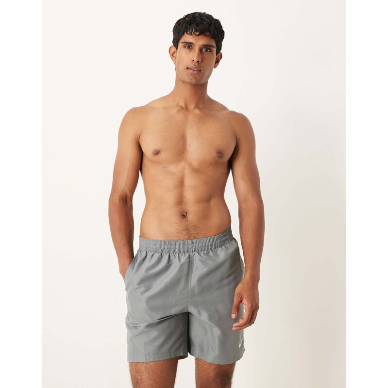 Nike Swimming Nike 7 inch Volley swimming shorts in grey