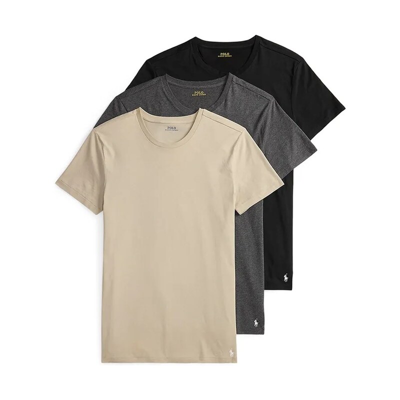 Polo Ralph Lauren basic tričko pánské bavlněné 3-pack